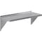 Amgood 14 in. x 36 in. Stainless Steel Wall Shelf With Squared Edge AMG WS-SQ-1436 - alternate 1
